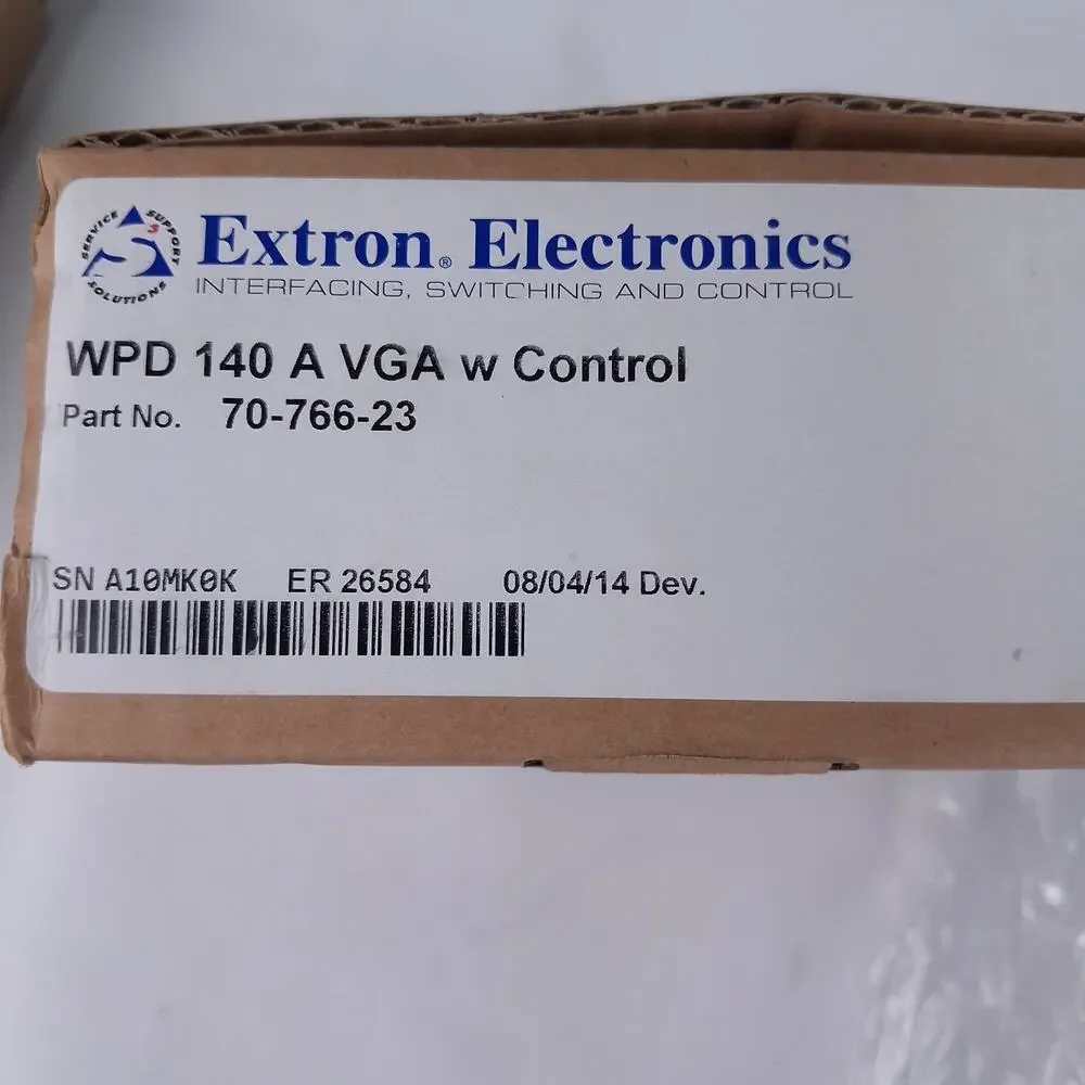 Extron WPD 140 A VGA Stereo Audio Control Wall Plate 70-766-23 New